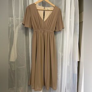 Show me your Mumu flutter sleeve dress